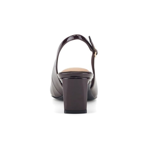Rockport Total Motion Mayla Women's Slingback Pumps - Dark Red Patent - View 3