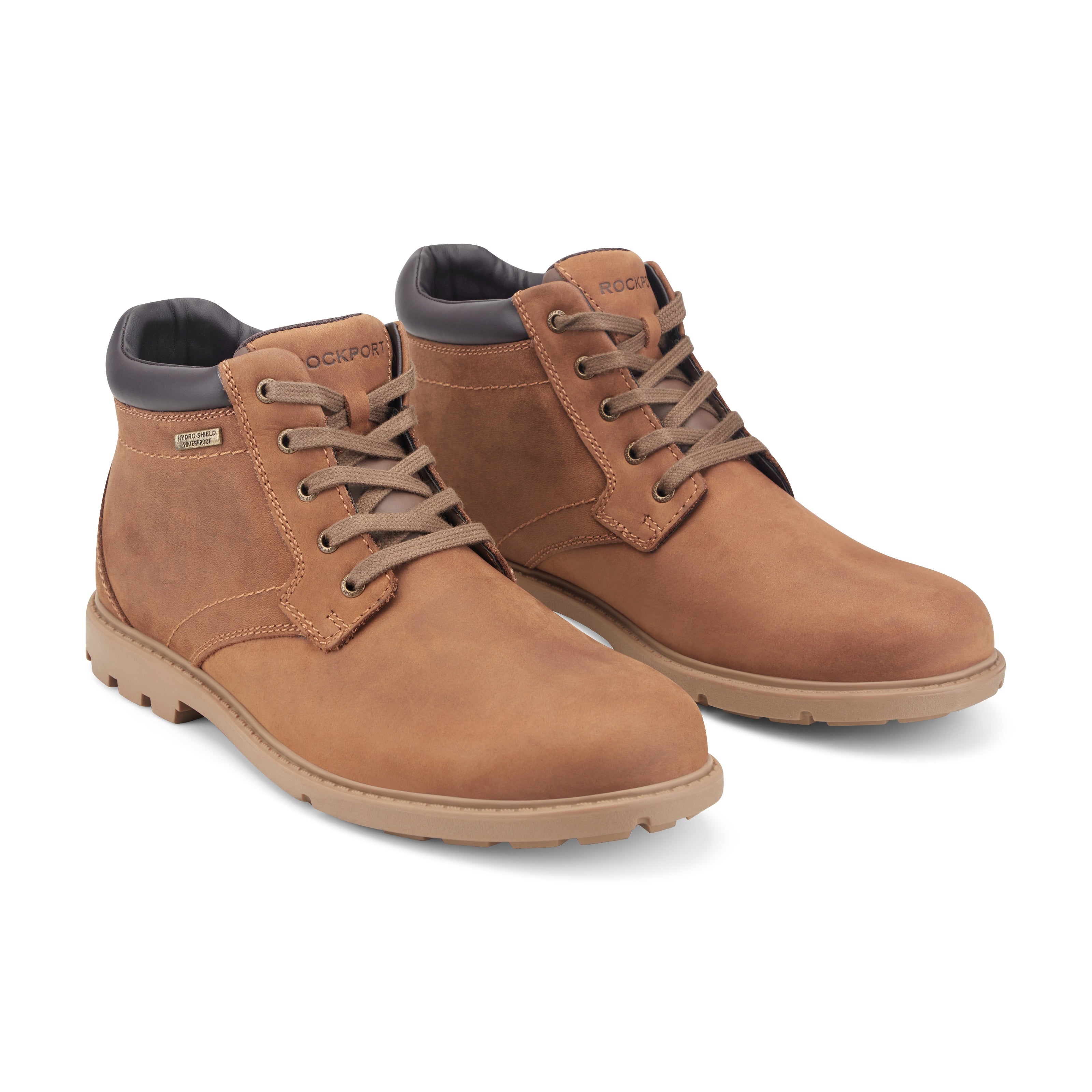 Rockport Rugged Bucks Waterproof Men's Boot - Boston Tan Leather - 2