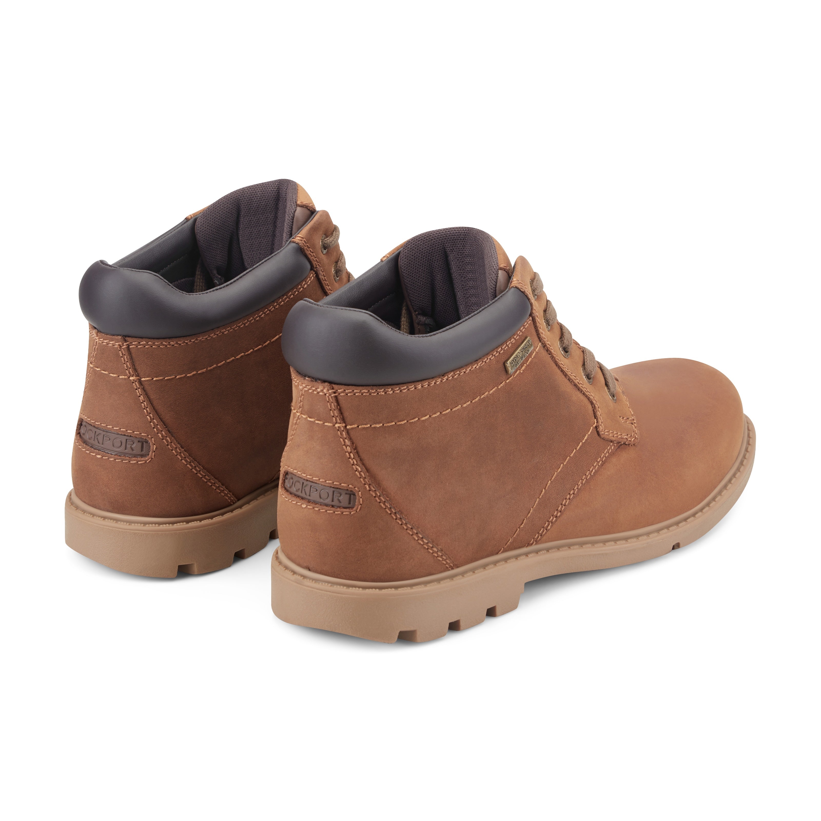 Rockport Rugged Bucks Waterproof Men's Boot - Boston Tan Leather - 3