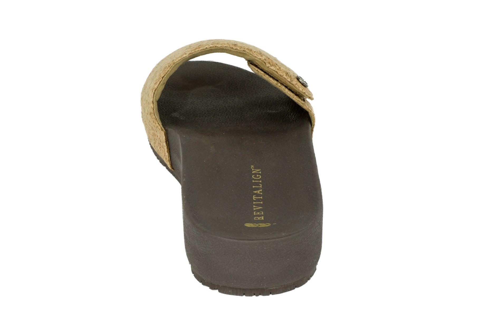 Revitalign Breezy Deluxe Women's Orthotic Slide Sandal - Cork 5