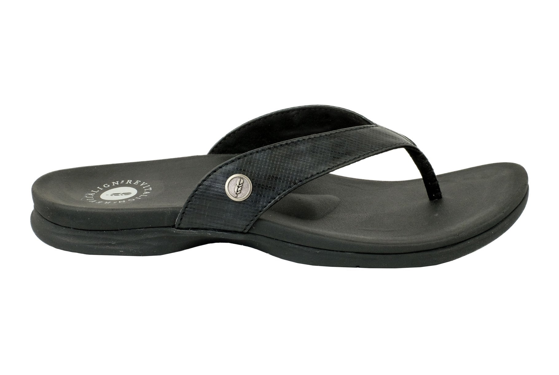 Revitalign Chameleon Women's Supportive Comfort Sandal - Black 2