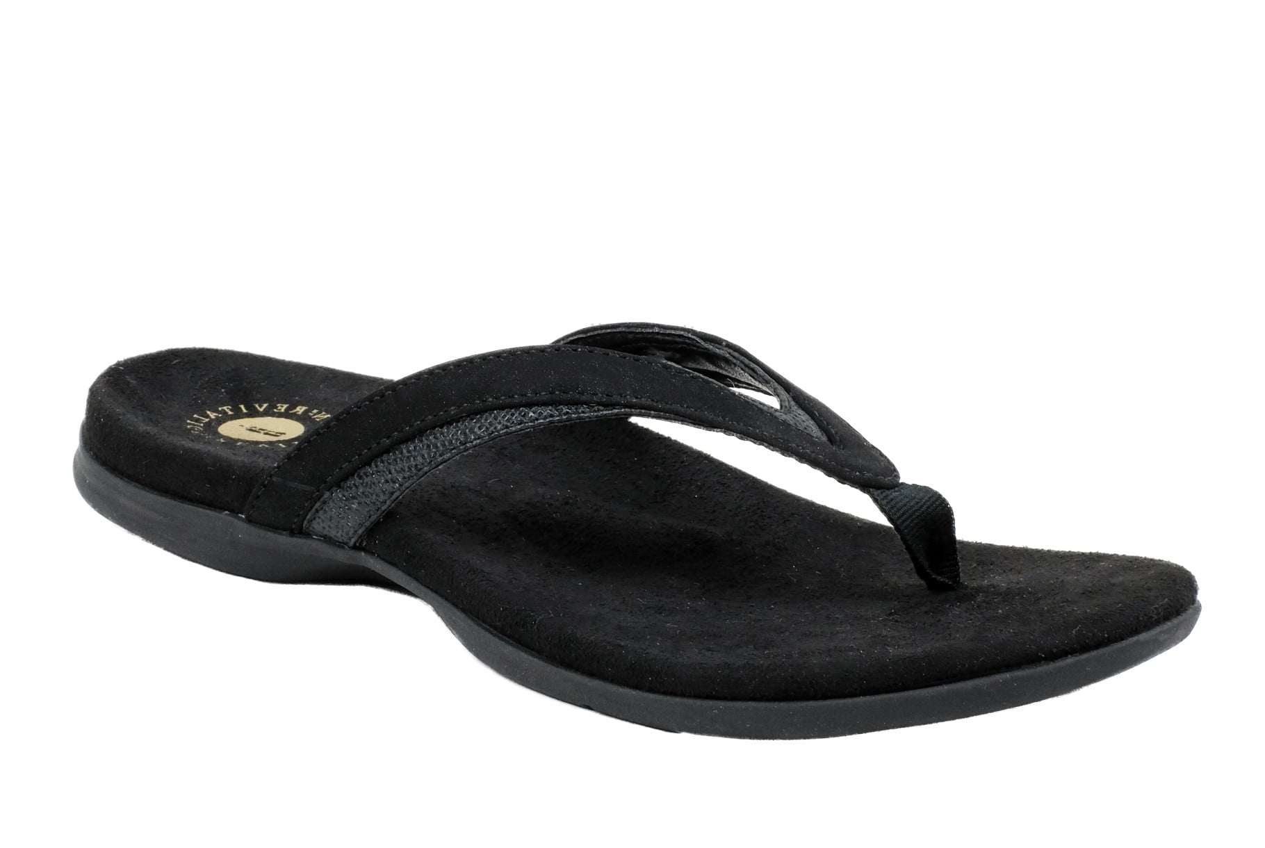 Revitalign Heron Supportive Comfort Women's Sandals in Black
