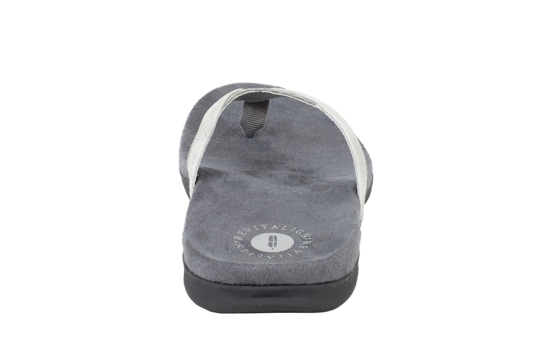 Revitalign Heron Women's Thong Post Sandal - Silver 5