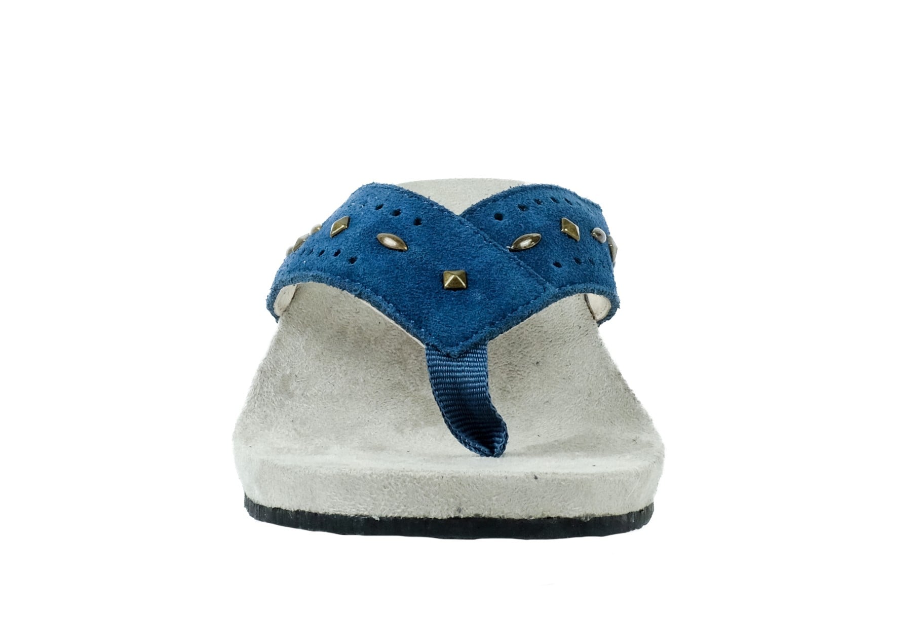 Revitalign Kena Stud Women's Thong Post Supportive Sandal - Blue 7