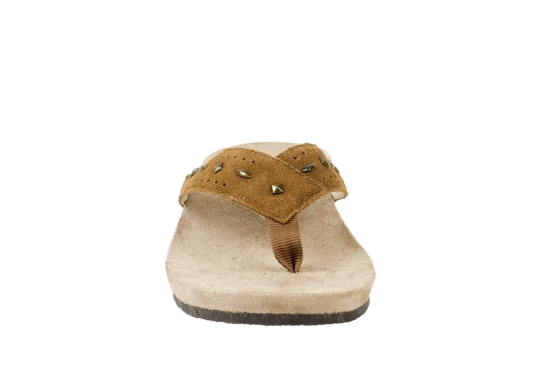 Revitalign Kena Stud Women's Thong Post Supportive Sandal - Brown 4