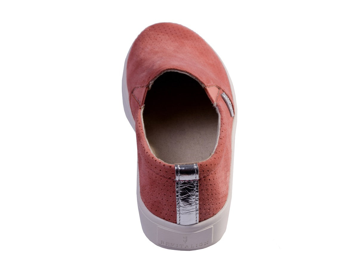 Spenco Revitalign Boardwalk Leather - Women's Casual Slip-on - Blush - Side