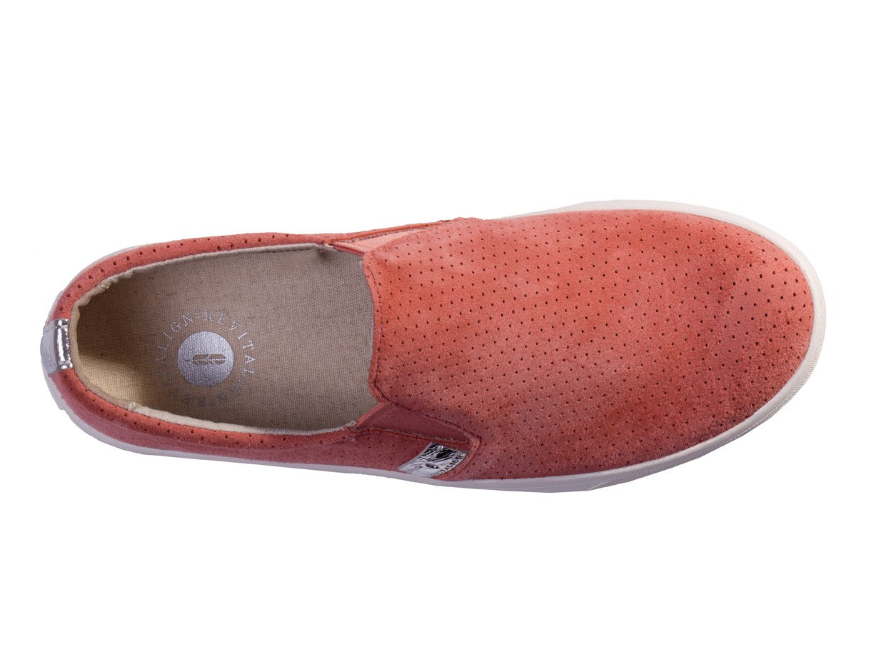 Spenco Revitalign Boardwalk Leather - Women's Casual Slip-on - Blush - Swatch