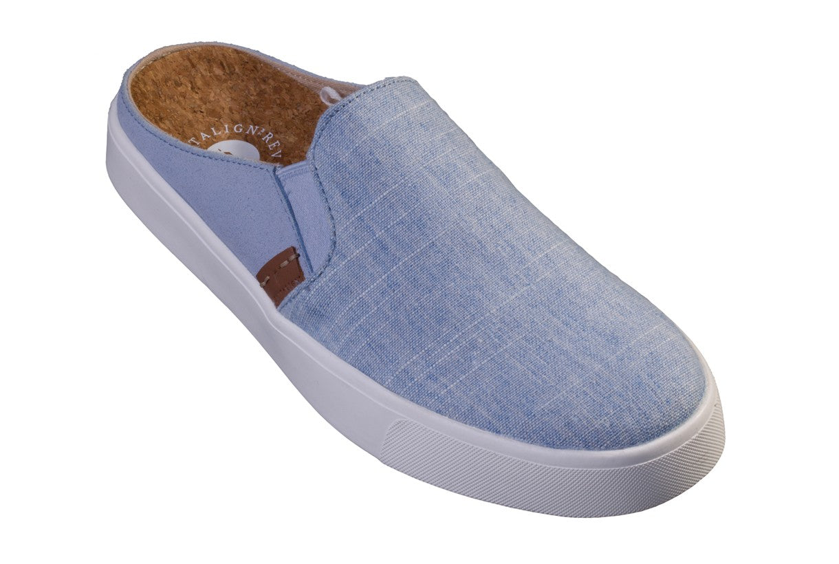 Revitalign Esplanade Canvas - Women's Slip-on Shoe - Chambray - Pair