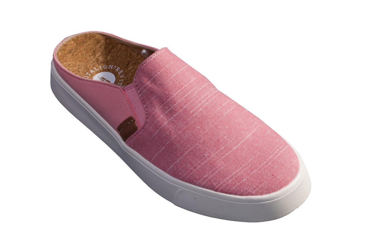 Revitalign Esplanade Canvas - Women's Slip-on Shoe - Pink - Pair