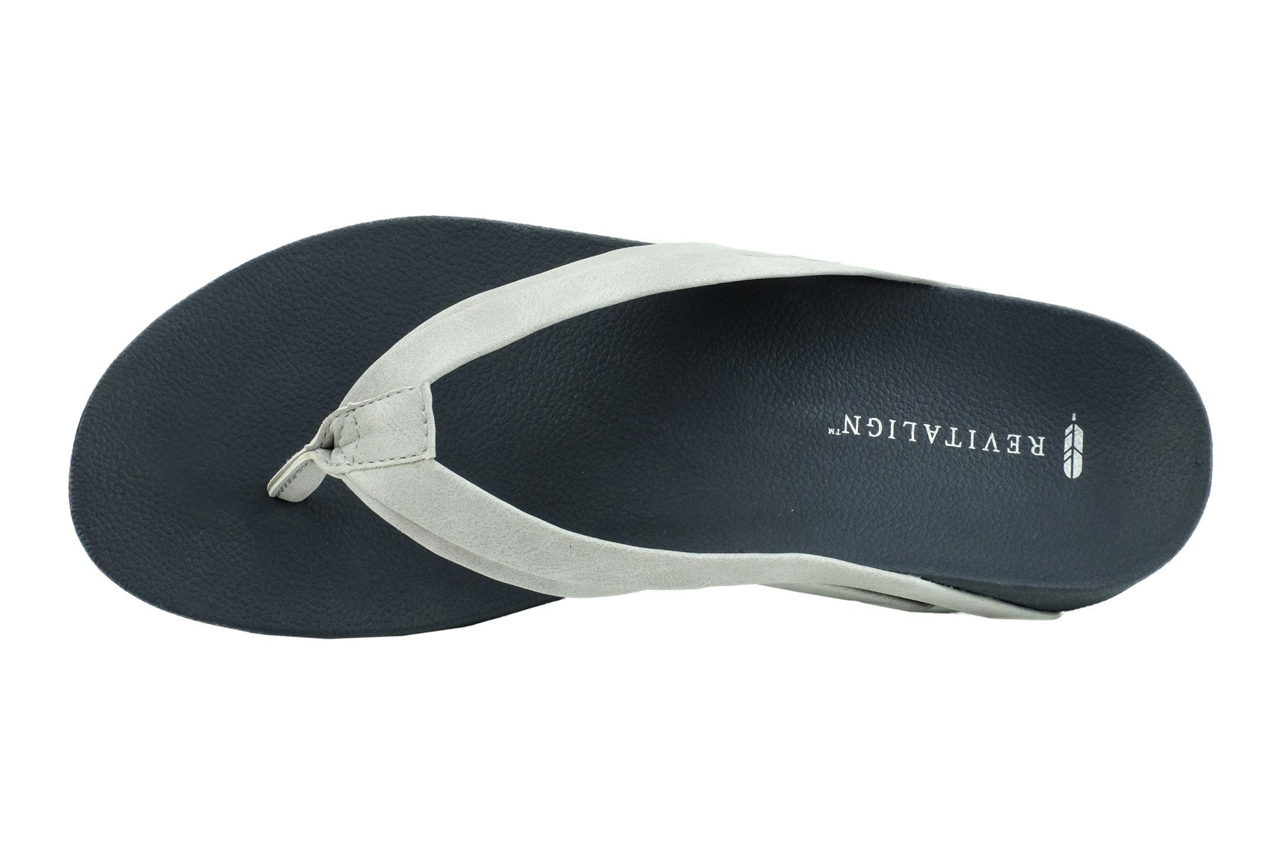 Revitalign Sandy Seas Platform Women's Orthotic Sandal - Grey - Side