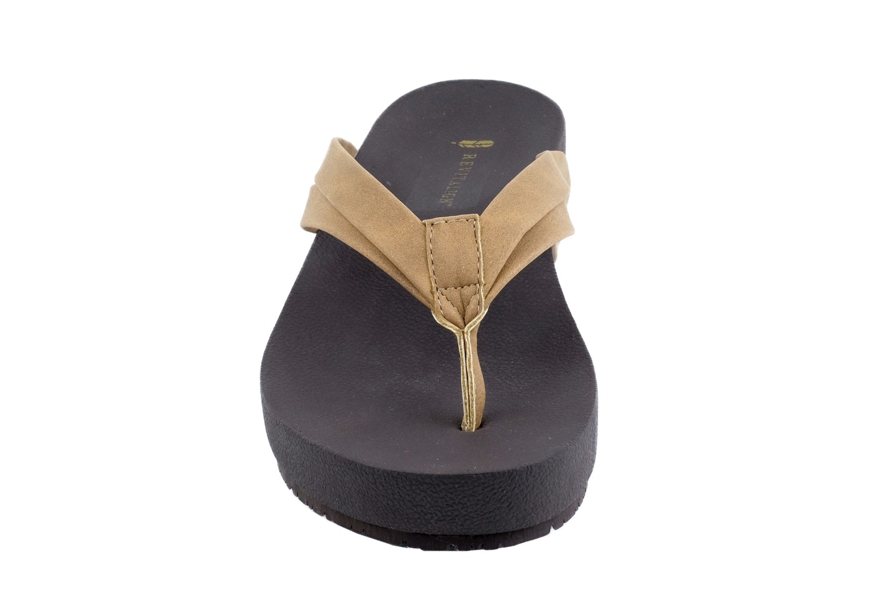 Revitalign Sandy Seas Platform Women's Orthotic Sandal - Toasted Coconut - Bottom