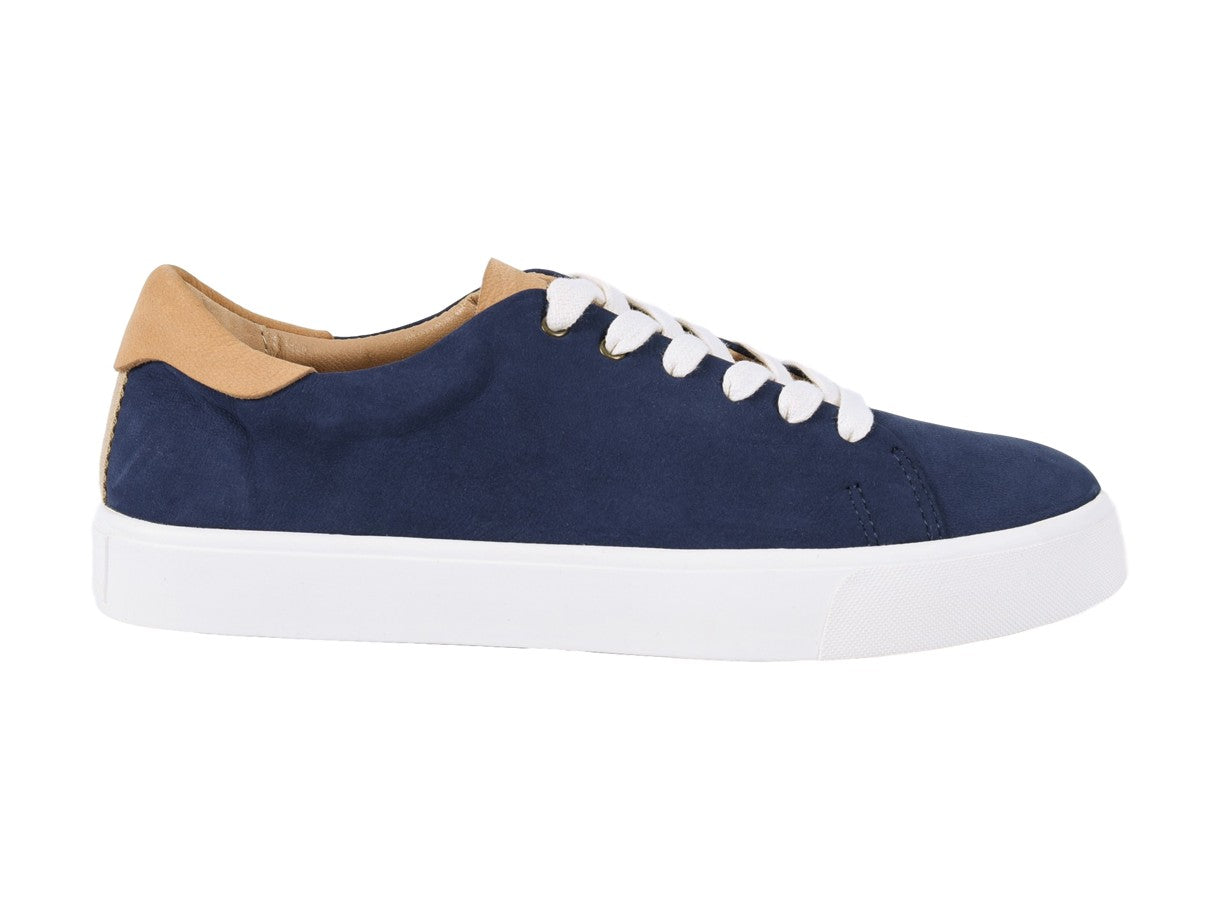 Revitalign Pacific Leather - Women's Casual Shoe - Navy - Side
