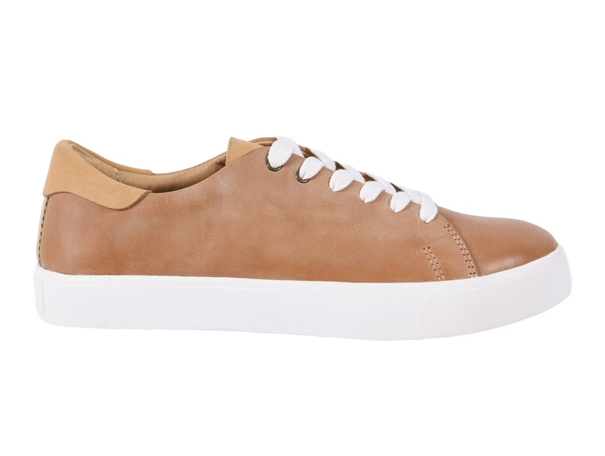 Revitalign Pacific Leather - Women's Casual Shoe - Tan - Side