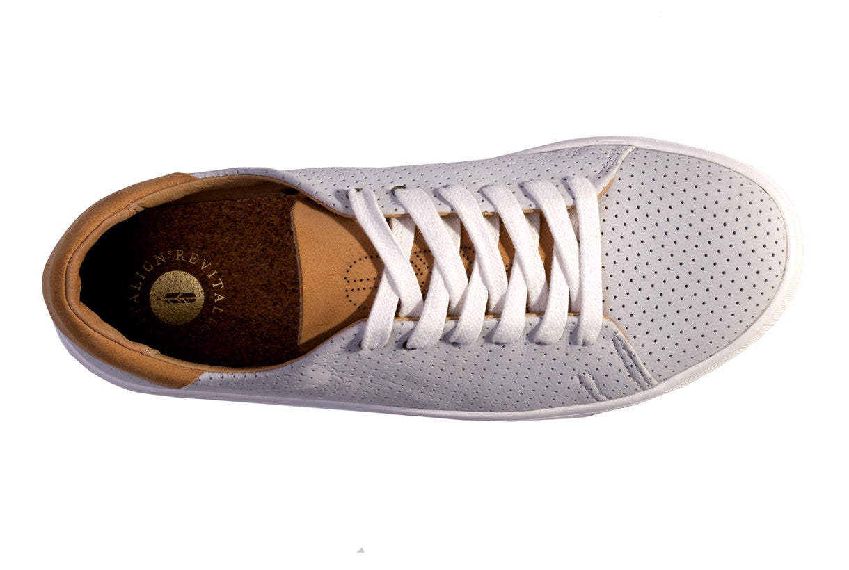 Revitalign Pacific Leather - Women's Casual Shoe - White - Swatch