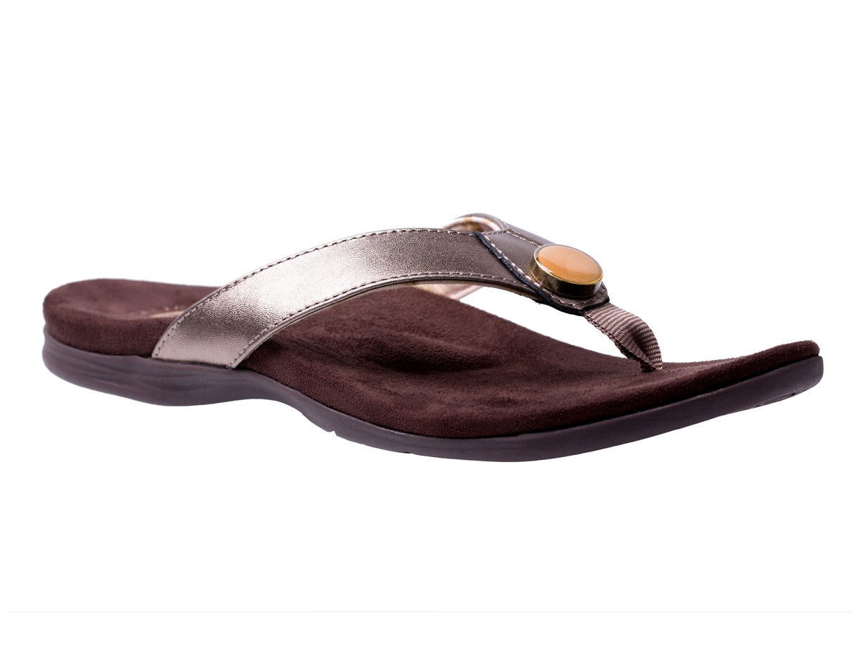 Revitalign Starling Flip Comfortable Women's Sandals in Bronze