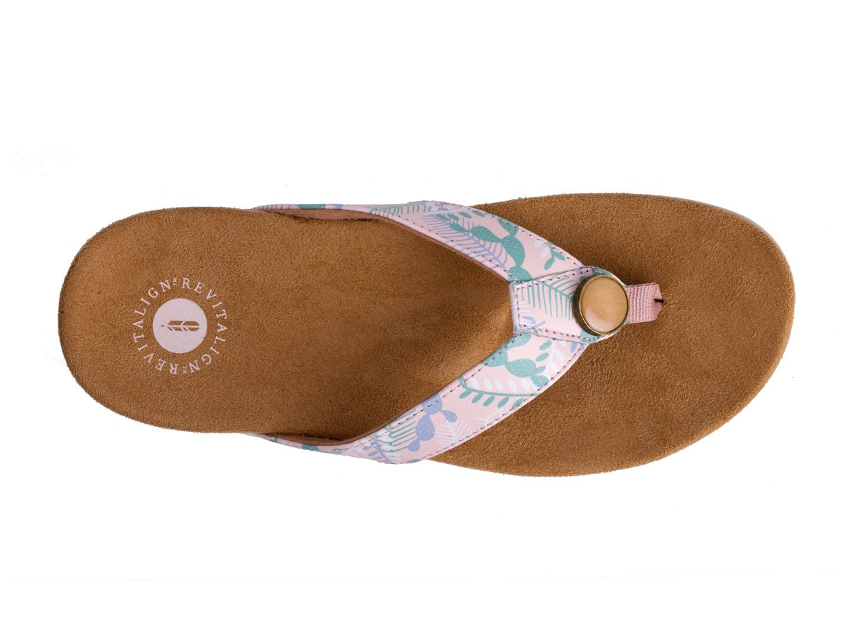 Revitalign Starling Women's Orthotic Flip Flop Sandal - Blush - Swatch