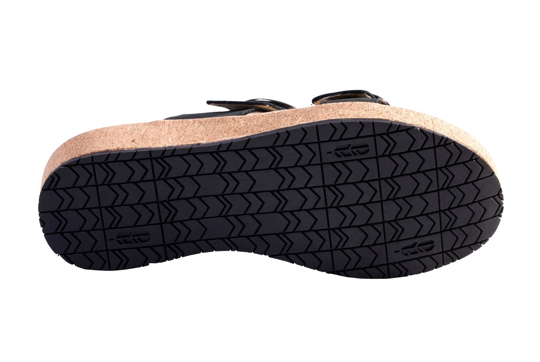 Revitalign Breakwater Cove Women's Adjustable Platform Sandal - Black - Side