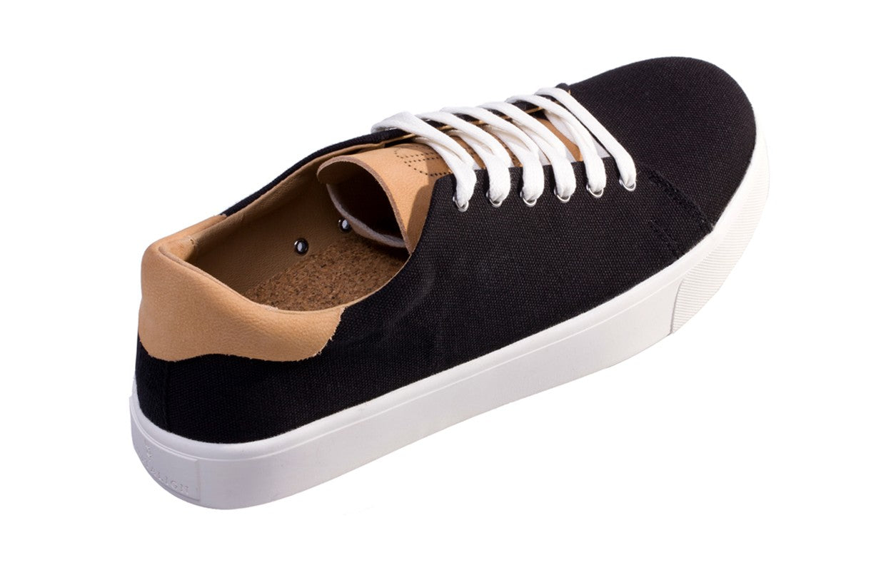 Revitalign Pacific Canvas Women's Casual Comfort Shoe - Black - Bottom