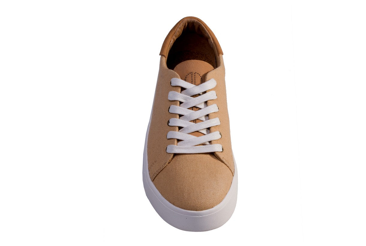 Revitalign Pacific Canvas Women's Casual Comfort Shoe - Tan - Top