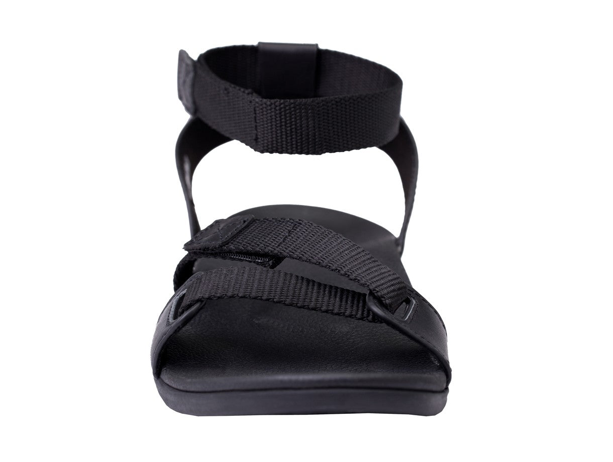 Revitalign Webbed Women's Adjustable Sandal - Black - Top