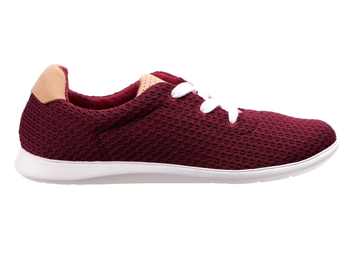 Revitalign Florez Knit Women's Casual Flat Sneaker - Viking Red - Profile