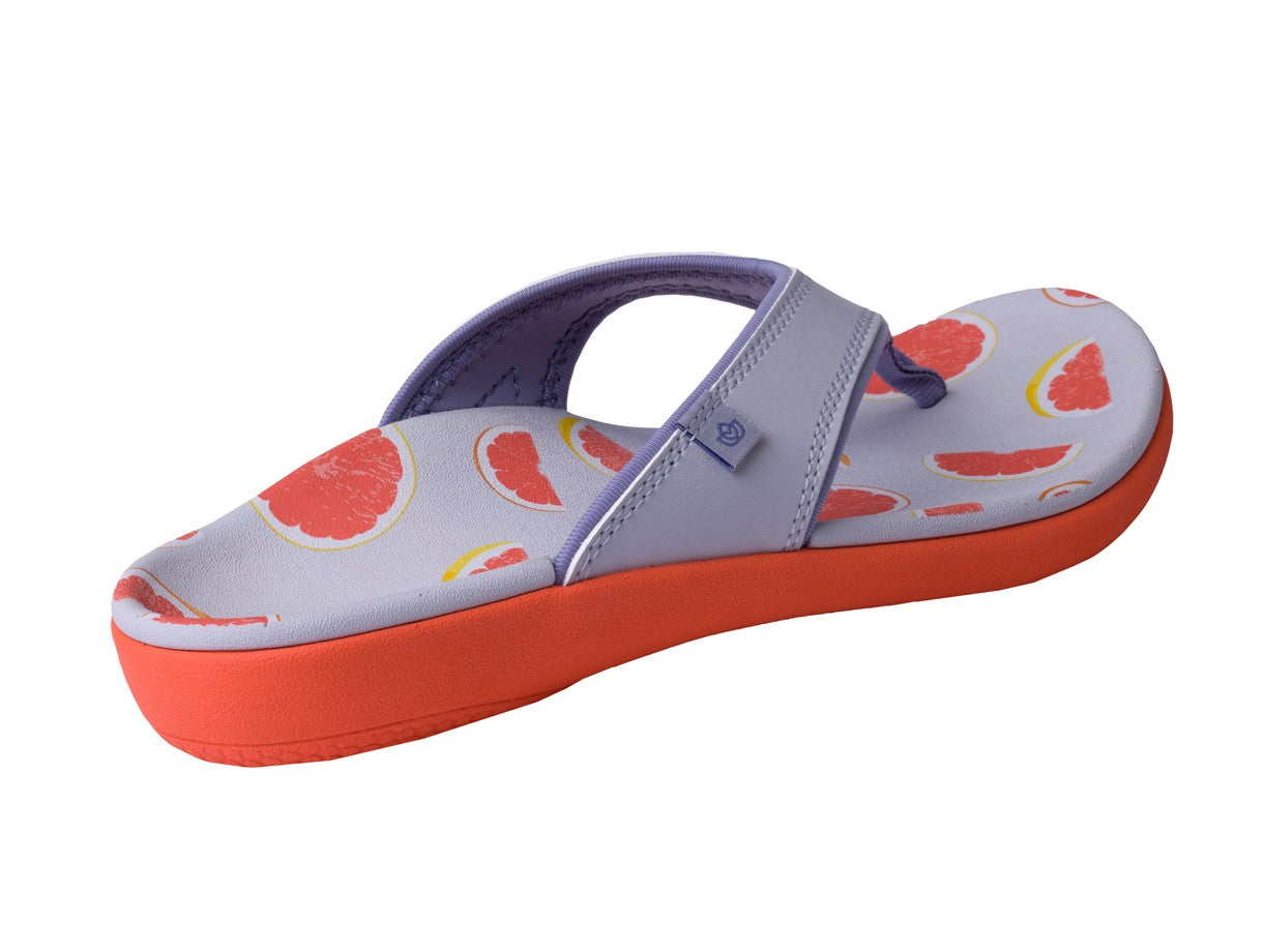 Spenco Yumi Fruitopia Women's Supported Sandal - Grapefruit - Bottom
