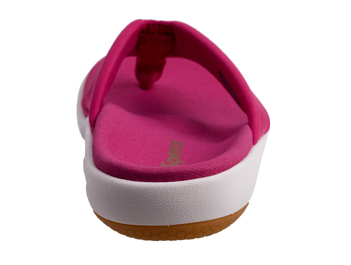 Spenco Victoria Women's Memory Foam Supportive Sandal - Sangria - Side