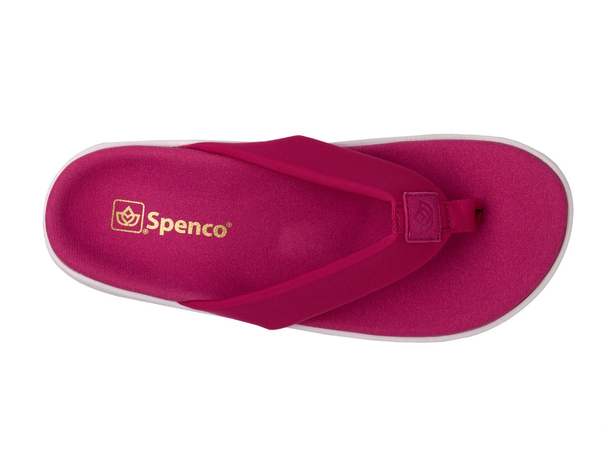 Spenco Victoria Women's Memory Foam Supportive Sandal - Sangria - Swatch