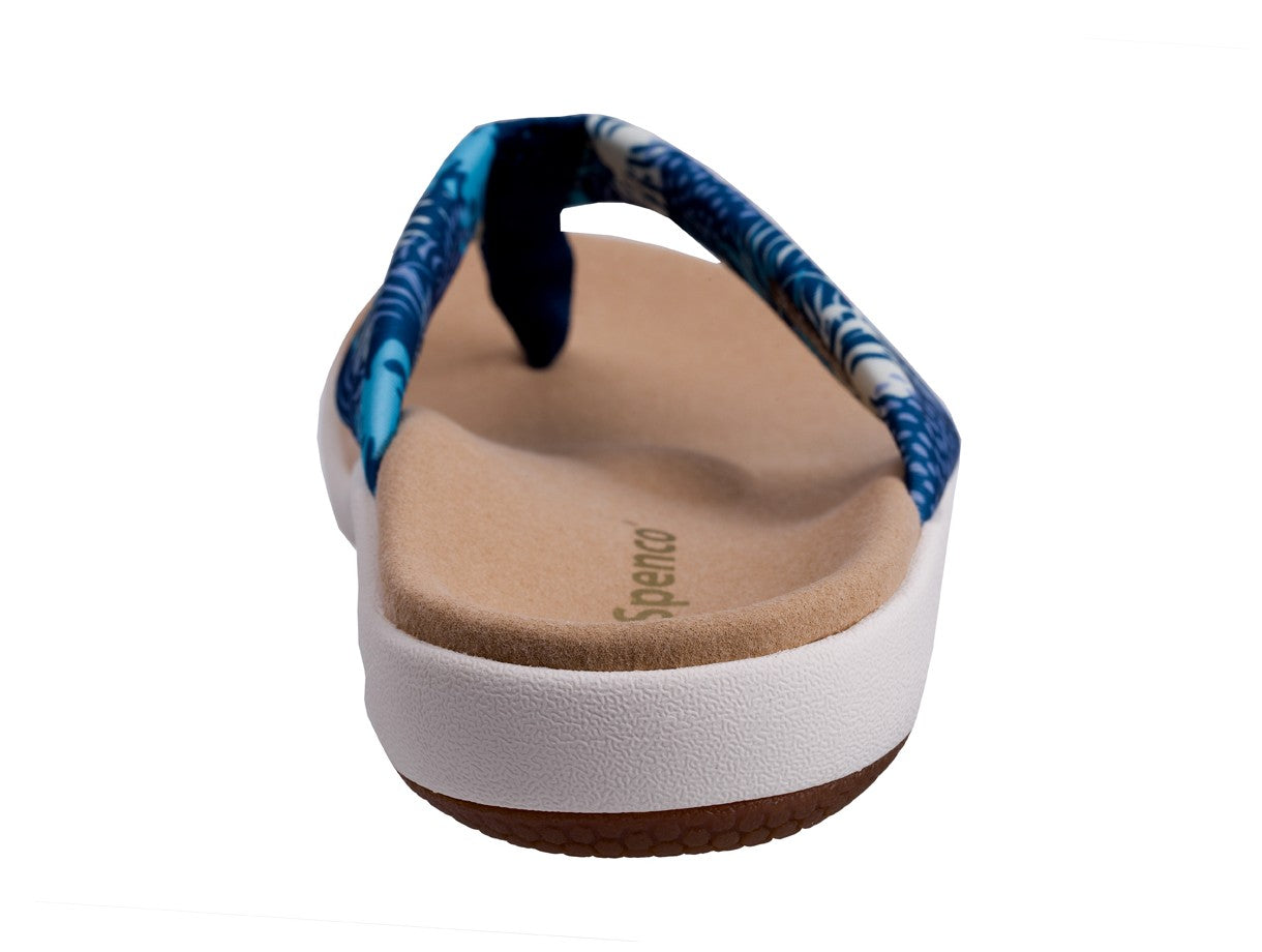 Spenco Victoria Women's Memory Foam Supportive Sandal - Tropical Blue - Side