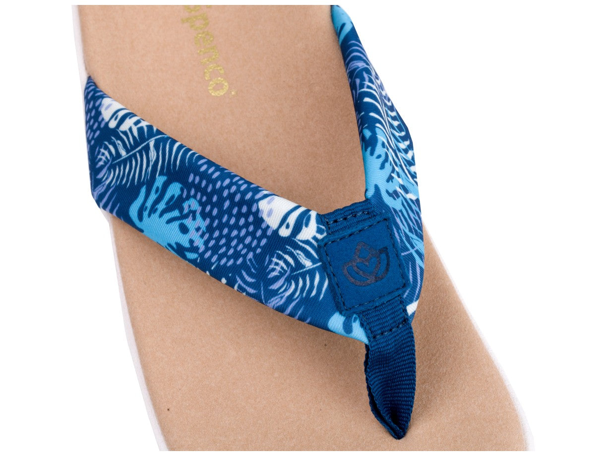Spenco Victoria Women's Memory Foam Supportive Sandal - Tropical Blue - Strap