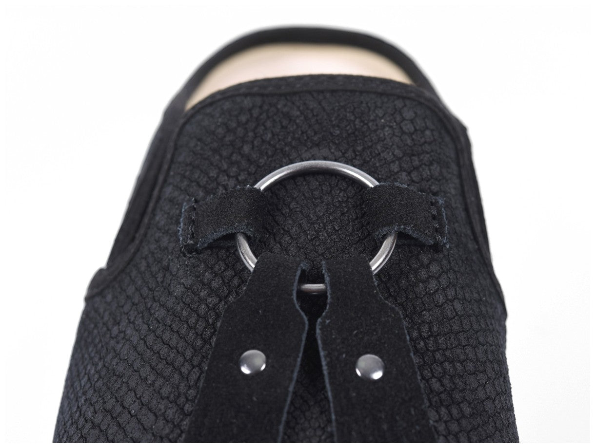 Spenco Bindie Embossed Suede Women's Slip-on - Black - 8