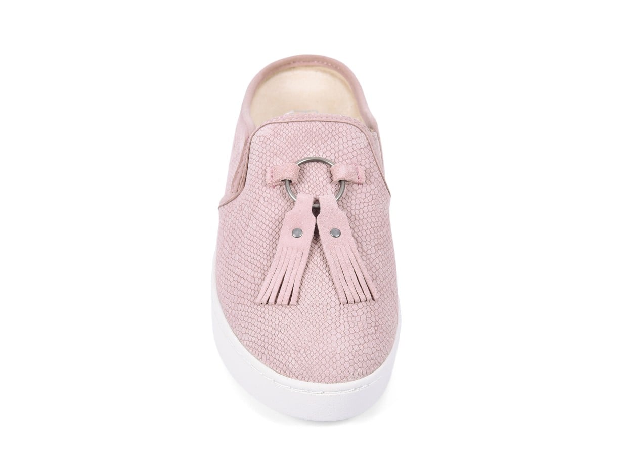 Spenco Bindie Embossed Suede Women's Slip-on - Blush - Top