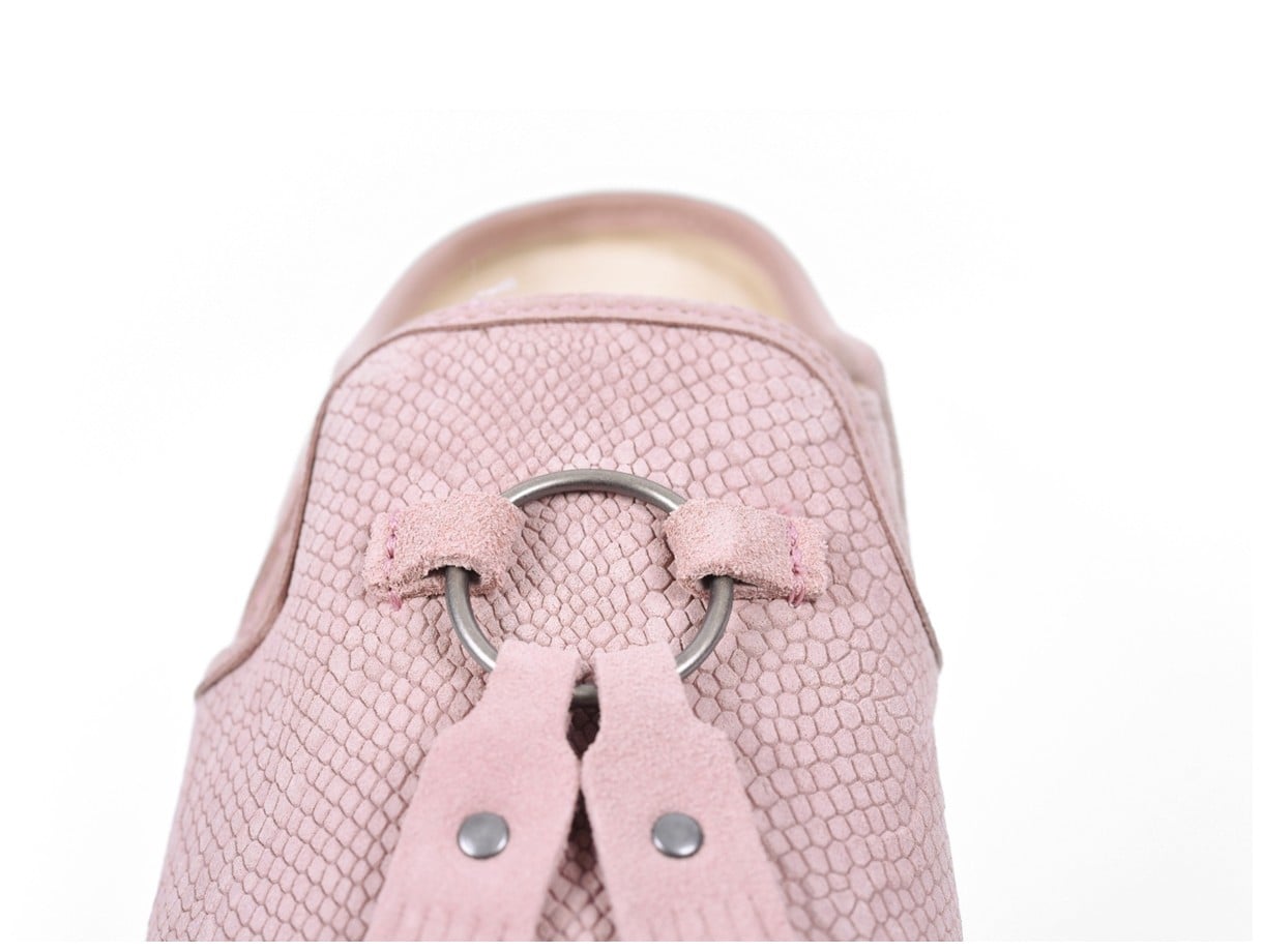 Spenco Bindie Embossed Suede Women's Slip-on - Blush - 8