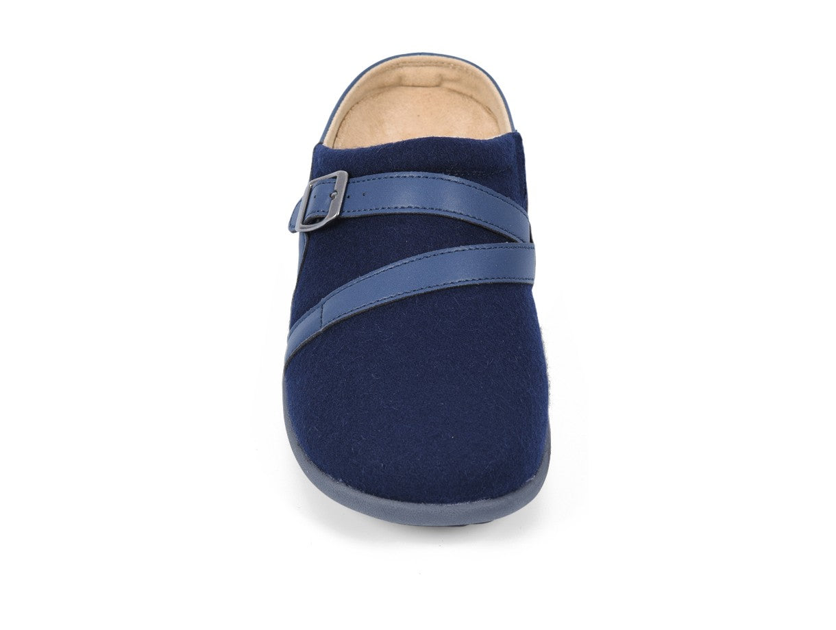Spenco Ashton Women's Wool Slip-ons - Navy - Top