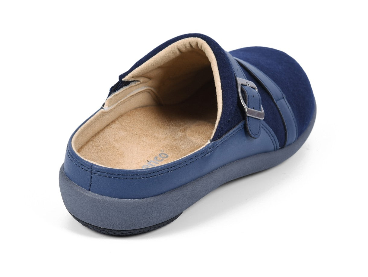 Spenco Ashton Women's Wool Slip-ons - Navy - Bottom