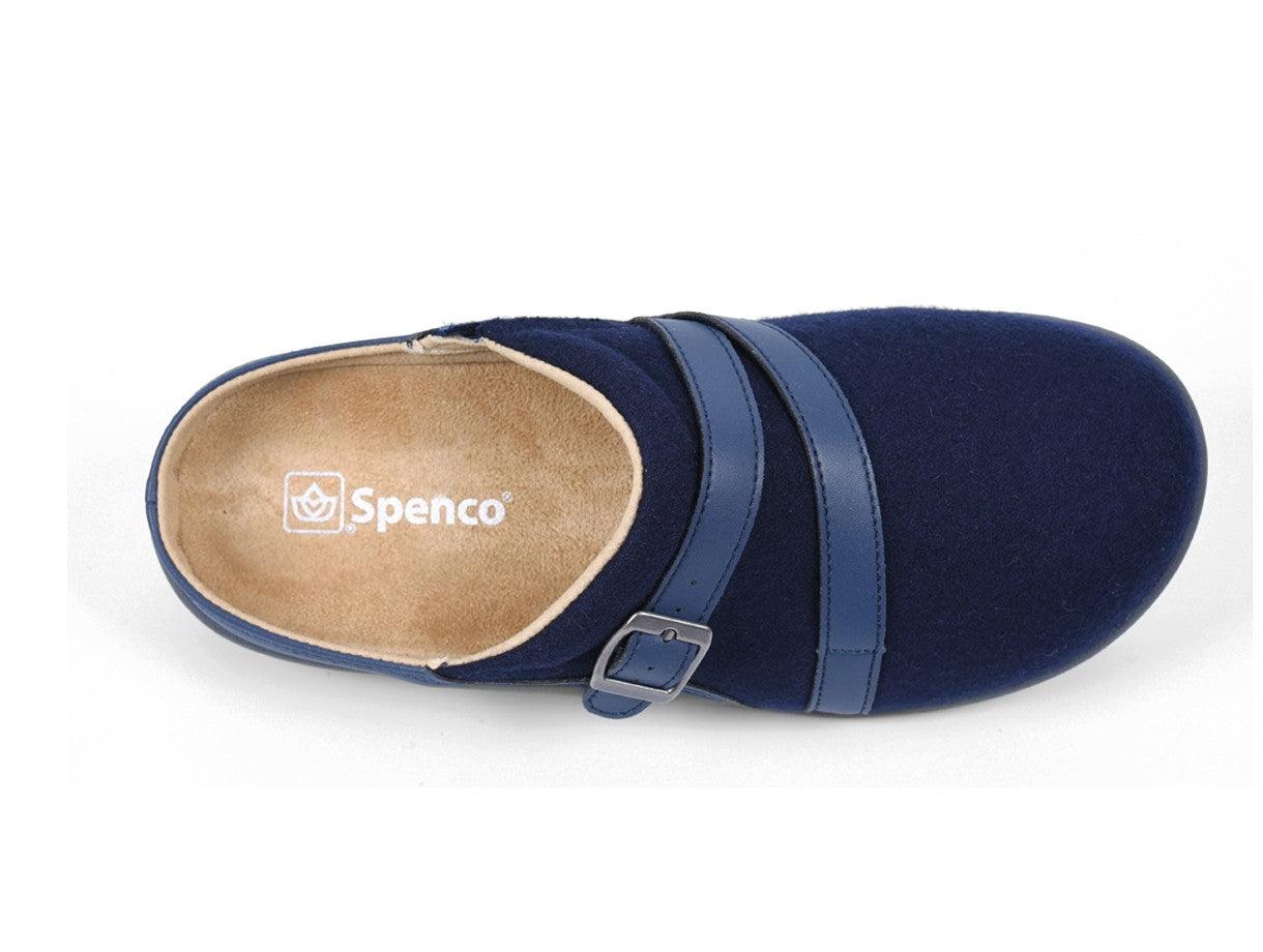 Spenco Ashton Women's Wool Slip-ons - Navy - Swatch