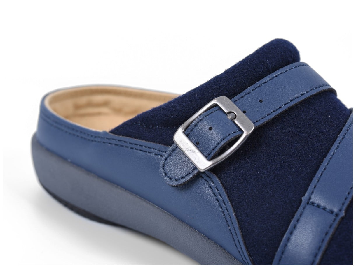 Spenco Ashton Women's Wool Slip-ons - Navy - 8
