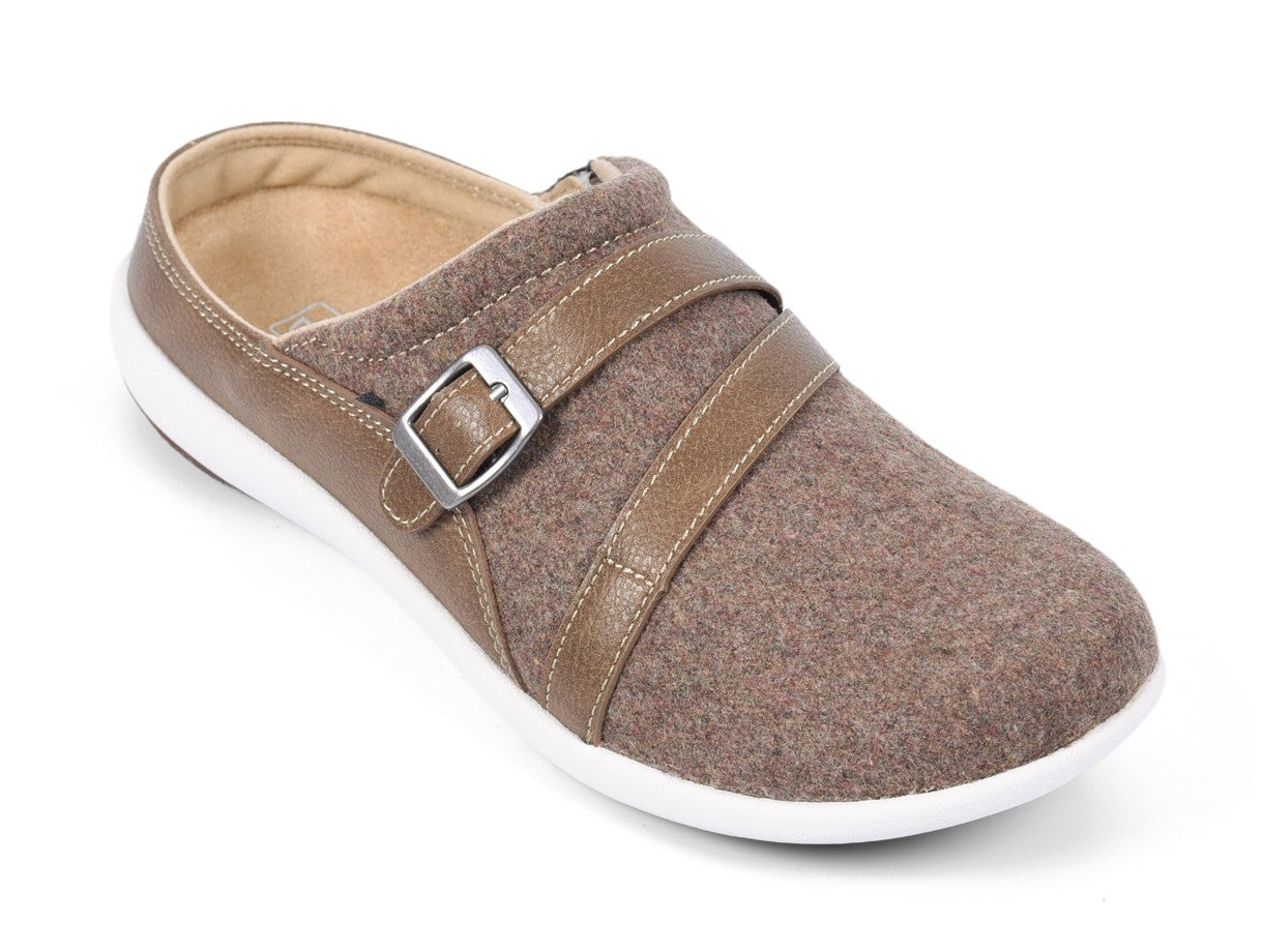 Spenco Ashton Women's Wool Slip-ons - Tan - Pair