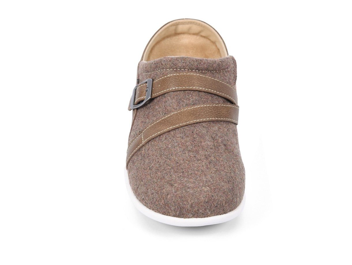 Spenco Ashton Women's Wool Slip-ons - Tan - Top