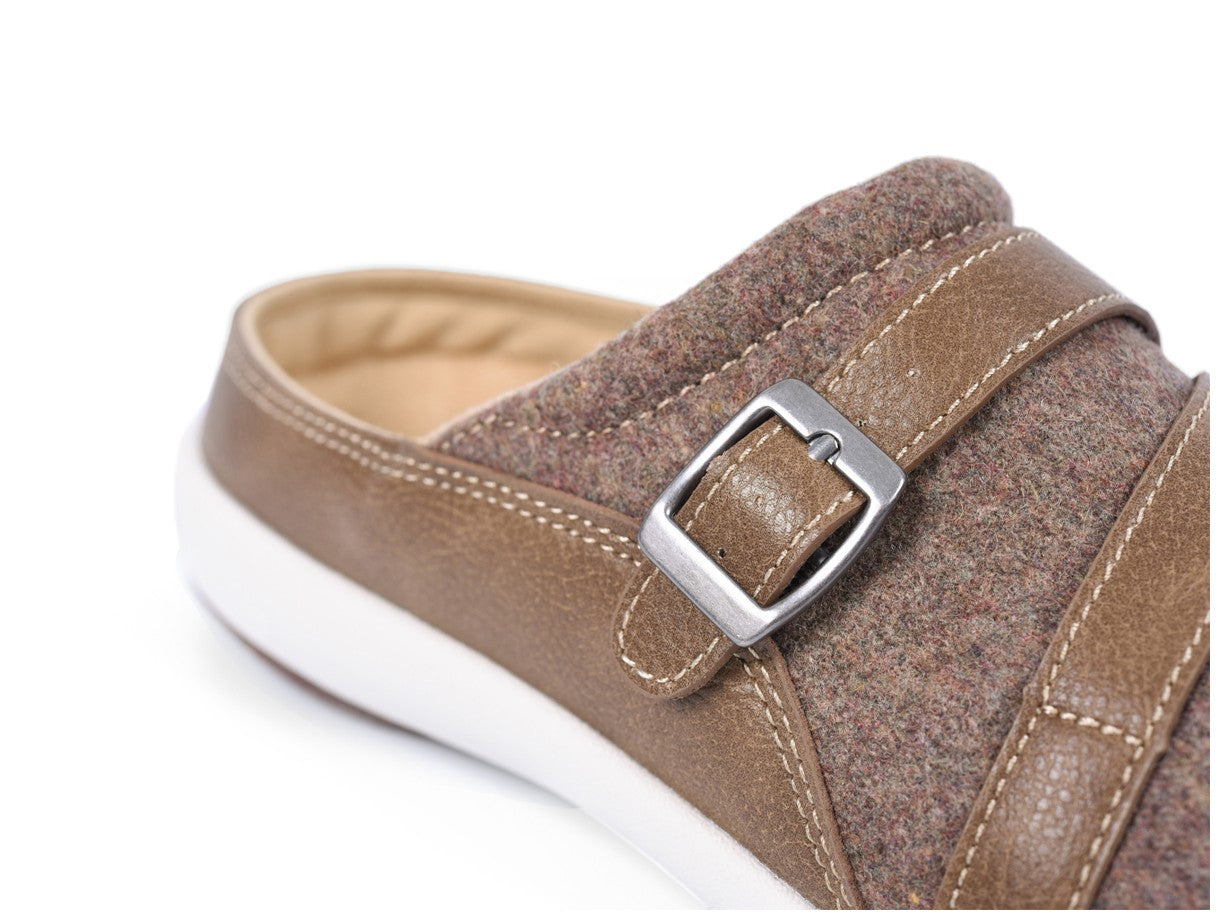 Spenco Ashton Women's Wool Slip-ons - Tan - 8