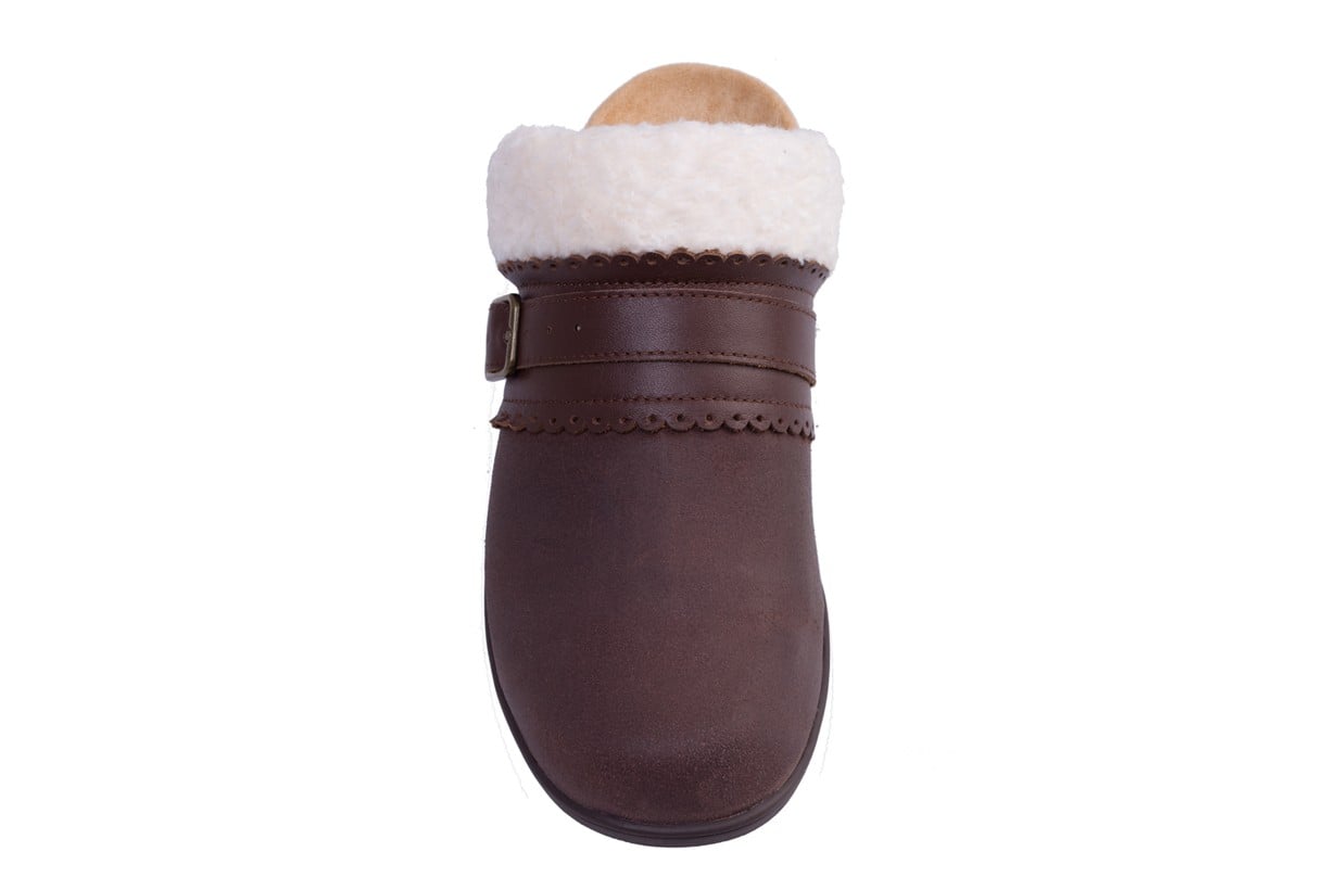 Spenco Nottingham Women's Supportive Clog - French Roast - Top