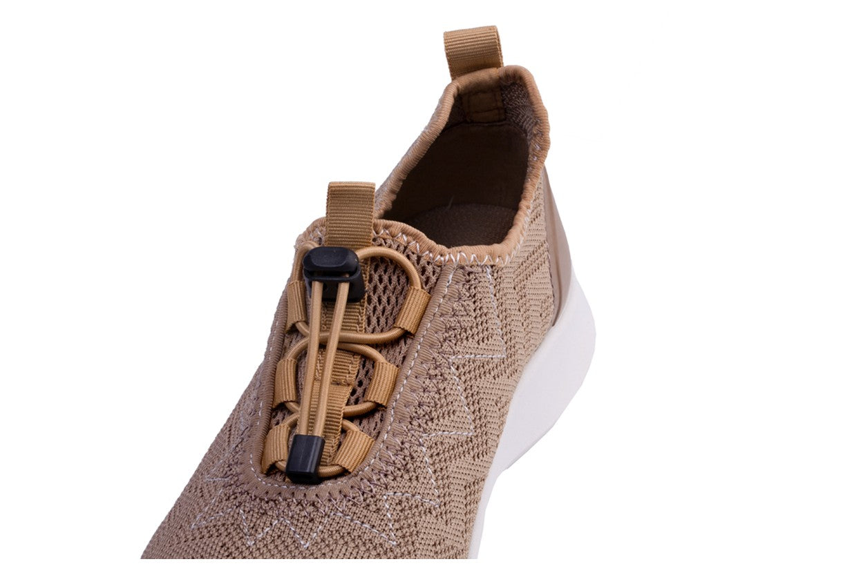 Spenco Chelsea Women's Mesh Orthotic Supportive Slip-on Sneaker - Light Taupe - Strap