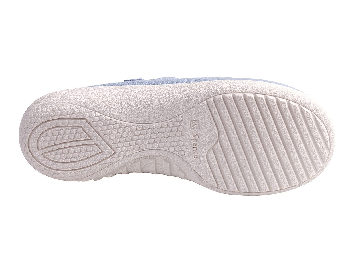 Spenco Blissful Slide Women's Comfort Casual Slip-on Shoe - Celestial Blue - Side