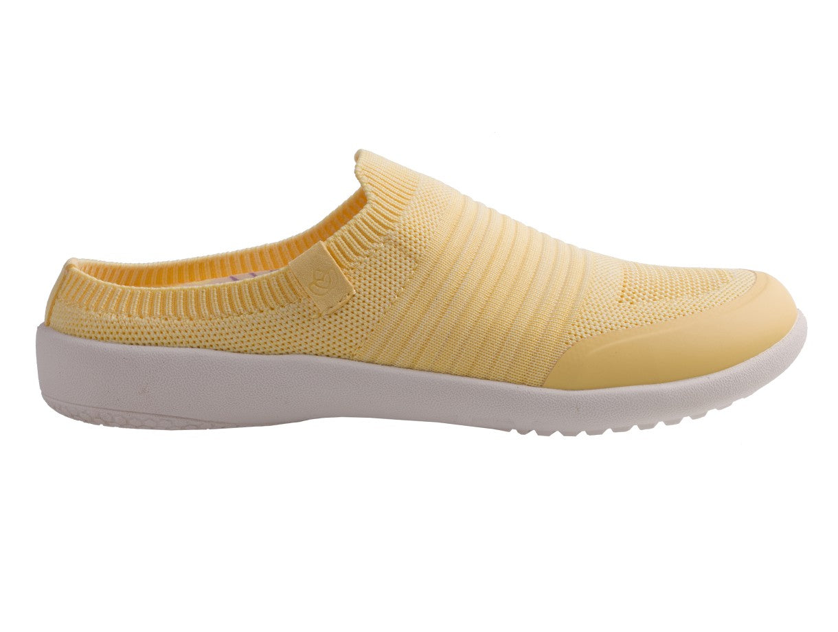 Spenco Blissful Slide Women's Comfort Casual Slip-on Shoe - Pale Banana - Profile