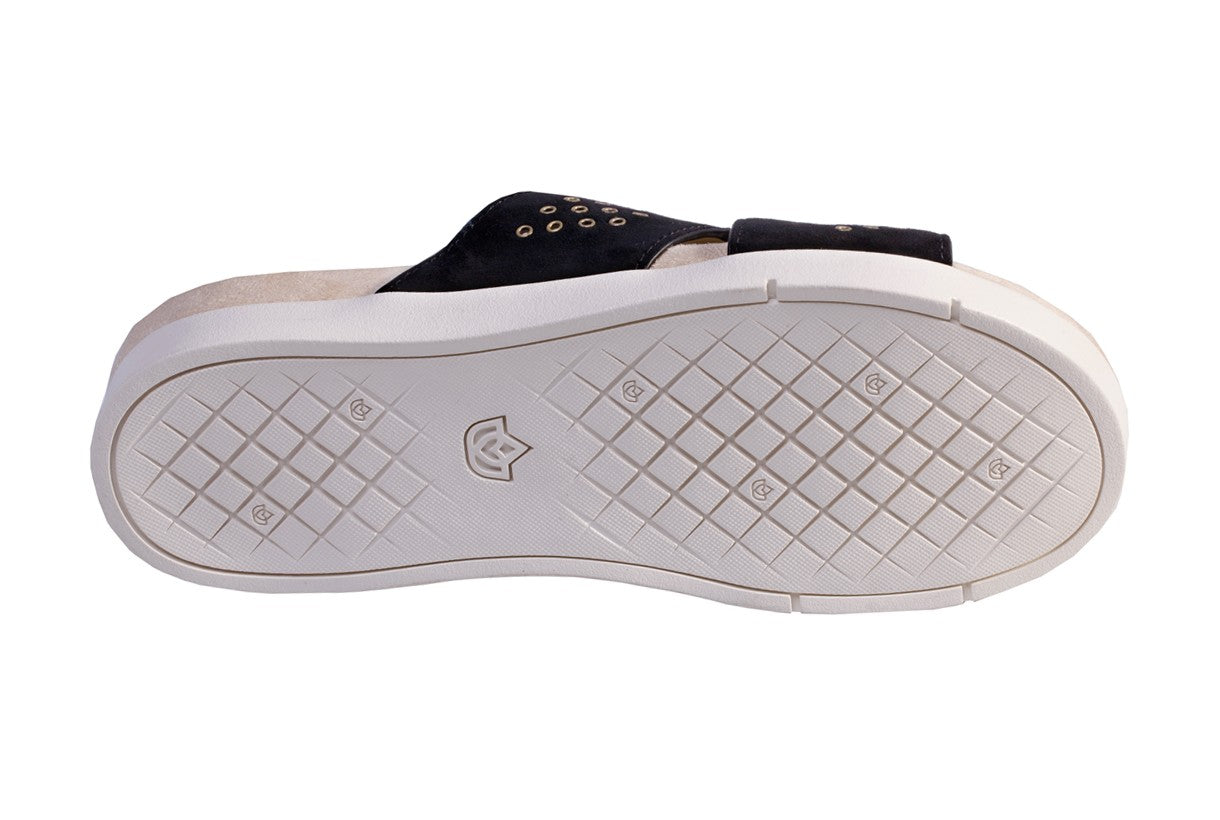 Spenco Twilight Stud Women's Comfort Sandal - Black - Side