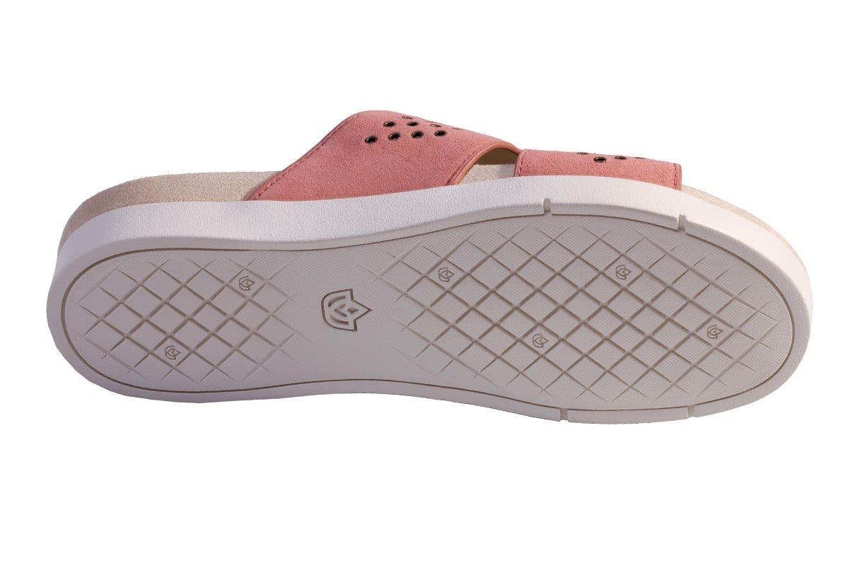 Spenco Twilight Stud Women's Comfort Sandal - Pale Blush - Side