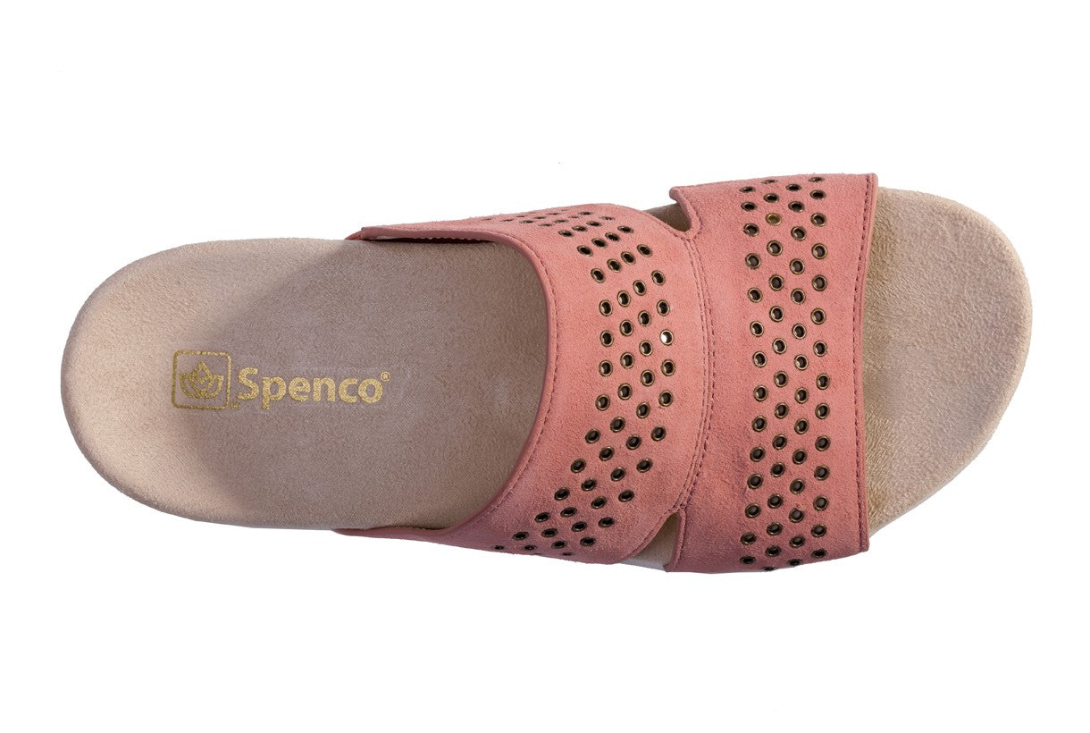 Spenco Twilight Stud Women's Comfort Sandal - Pale Blush - Swatch