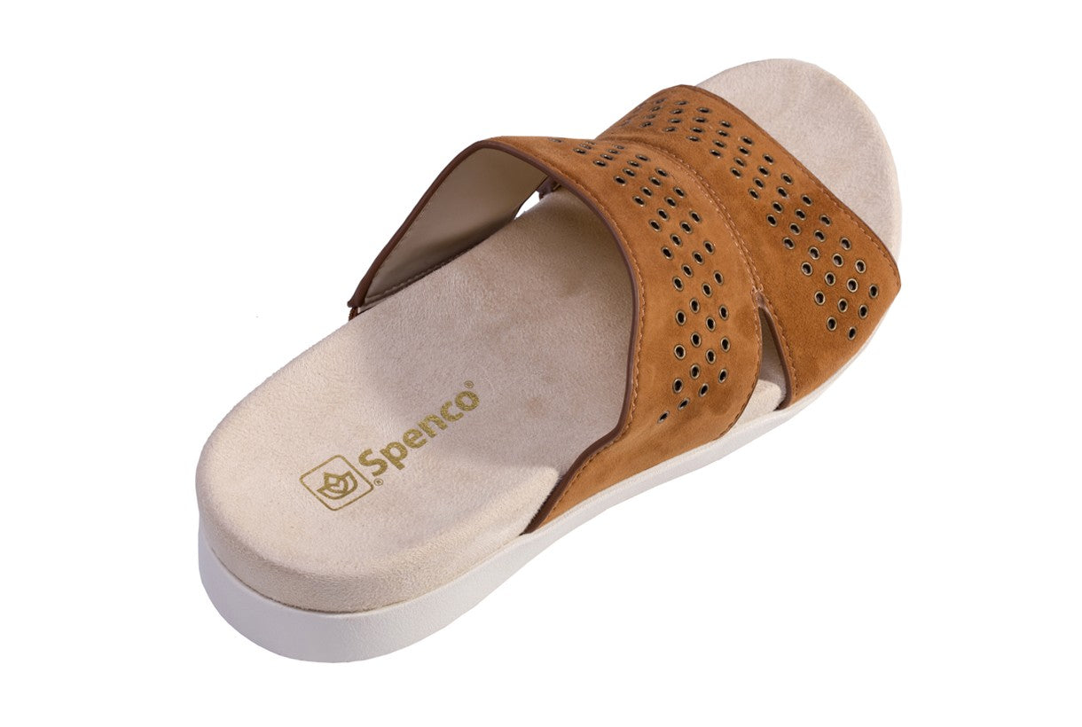 Spenco Twilight Stud Women's Comfort Sandal - Saddle - Bottom