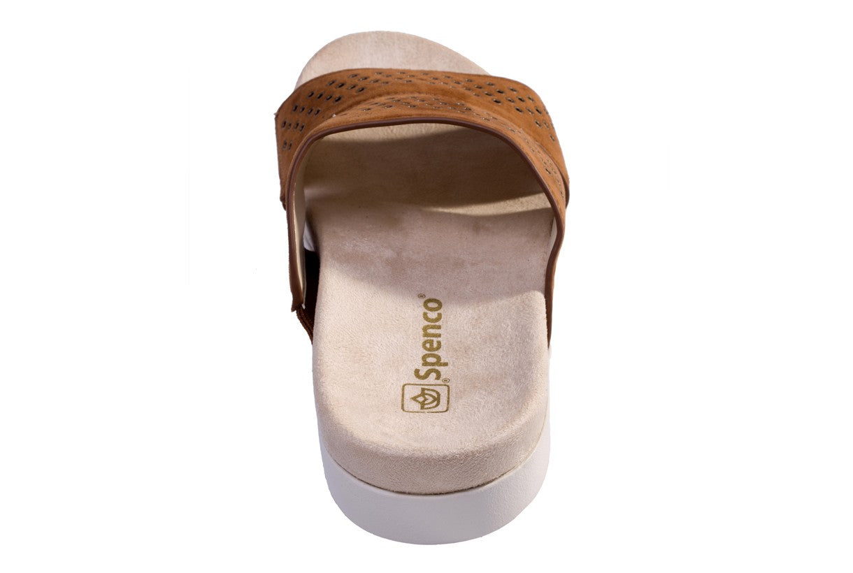 Spenco Twilight Stud Women's Comfort Sandal - Saddle - Side