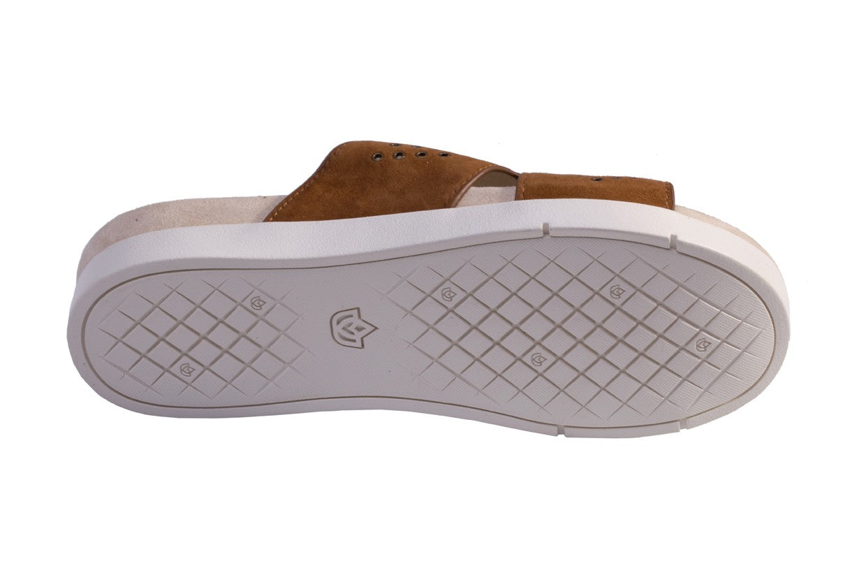 Spenco Twilight Stud Women's Comfort Sandal - Saddle - Side